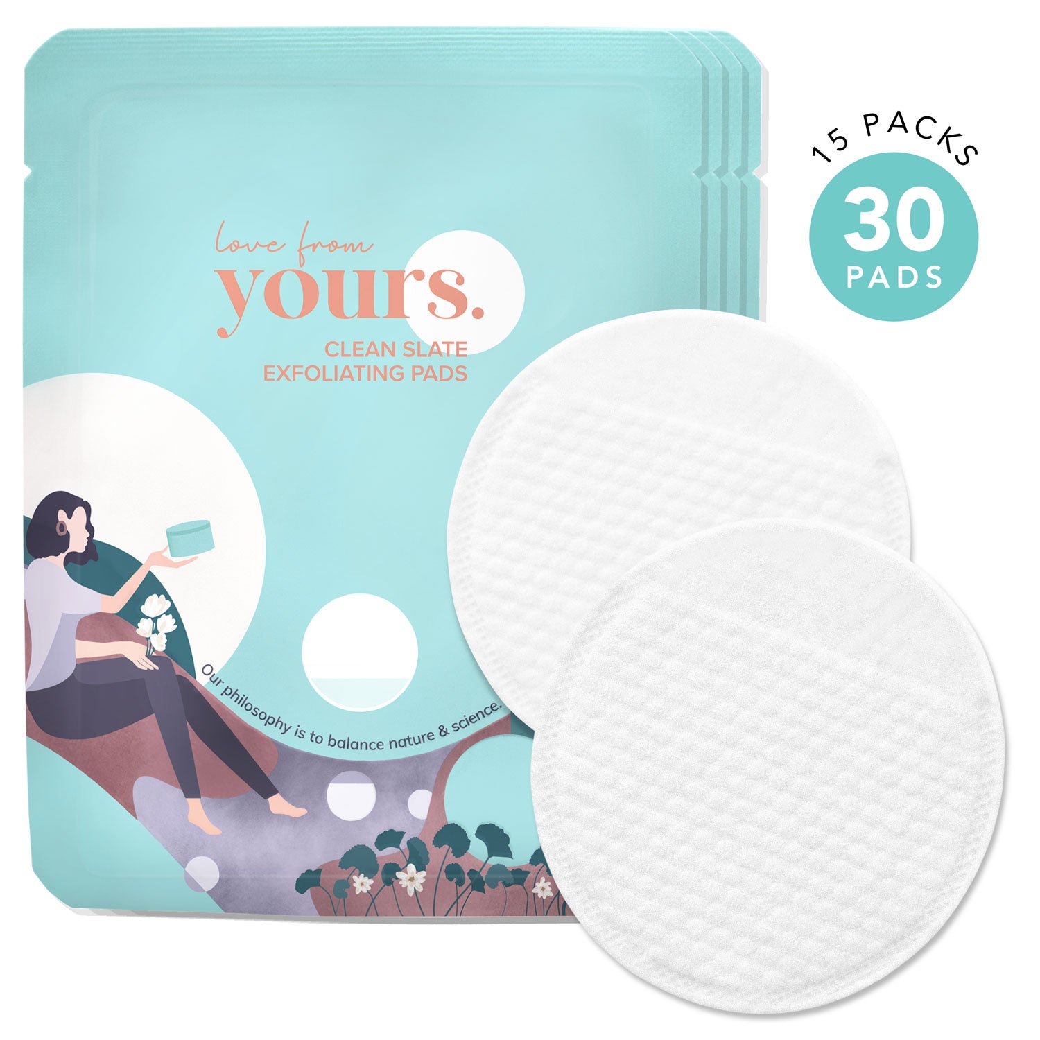 Clean Slate Exfoliating Pads (30 pads)