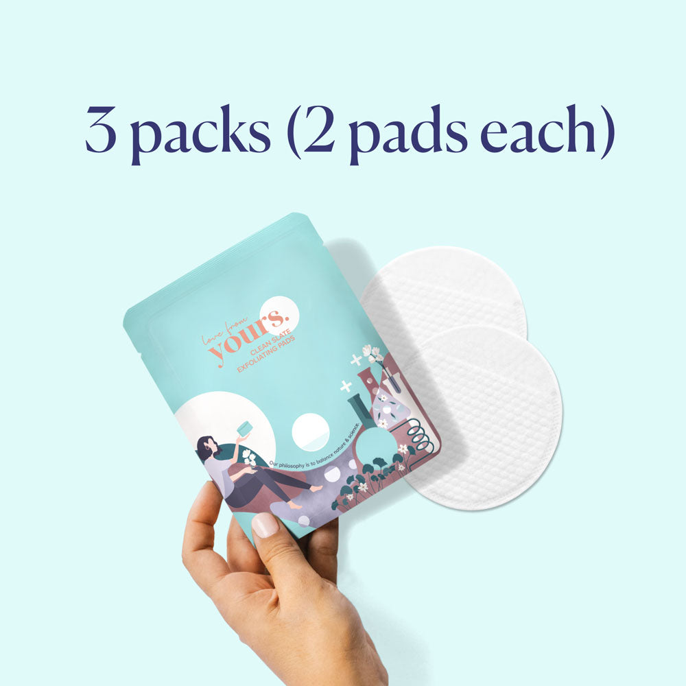Yours Clean Slate Exfoliating Pads (Mini)